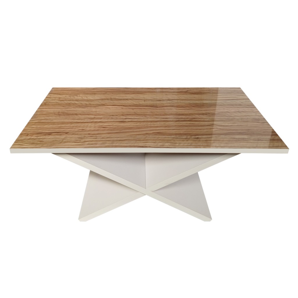 Masuta X, blat MDF Samba si picioare pal, 920 x 530 x 430 mm - N14MM